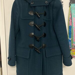 Burberry Britt Finsdale Wool Coat, Size 10
